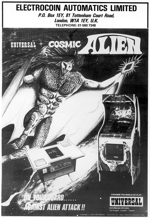 Cosmic Alien (older) MAME2003Plus Game Cover